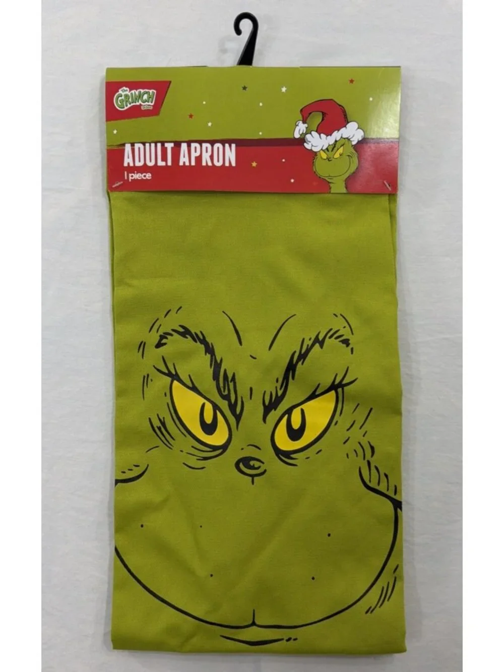 Green Adult Dr. Seuss The Grinch Merry Grinchmas Cooking Apron